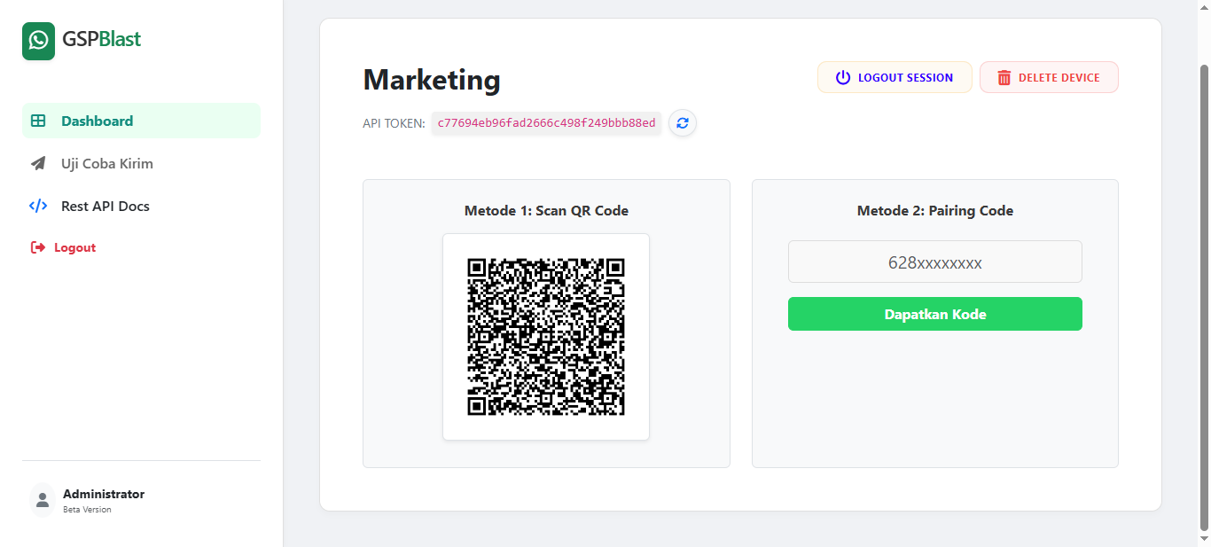 WA API Gateway | GSPBLAST